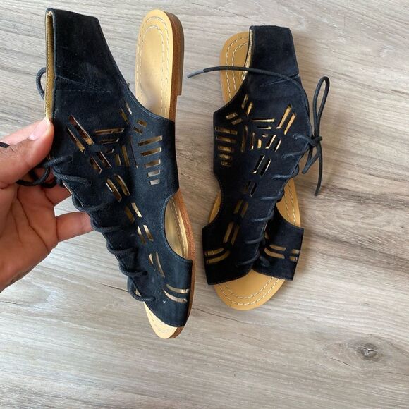 Cynthia Vince lace up sandals - Picture 5 of 6